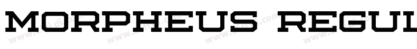 Morpheus Regular字体转换